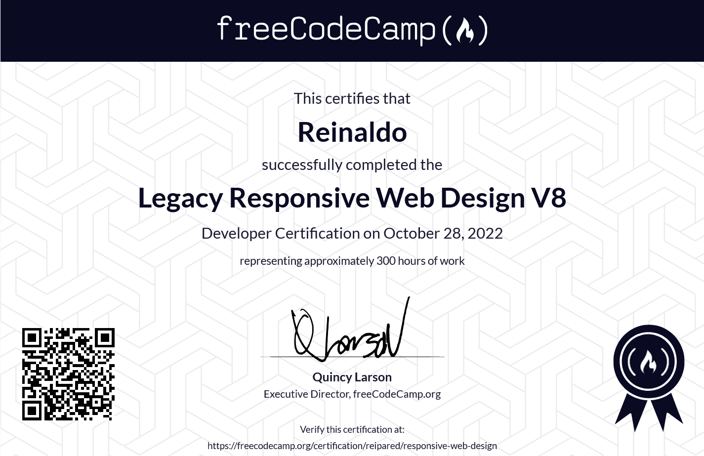 Legacy Responsive Web Design V8